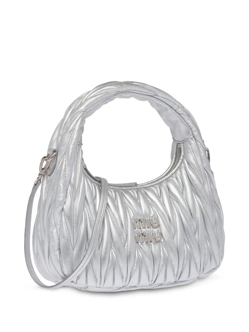 Borsa miu miu hobo Wander in nappa matelassé