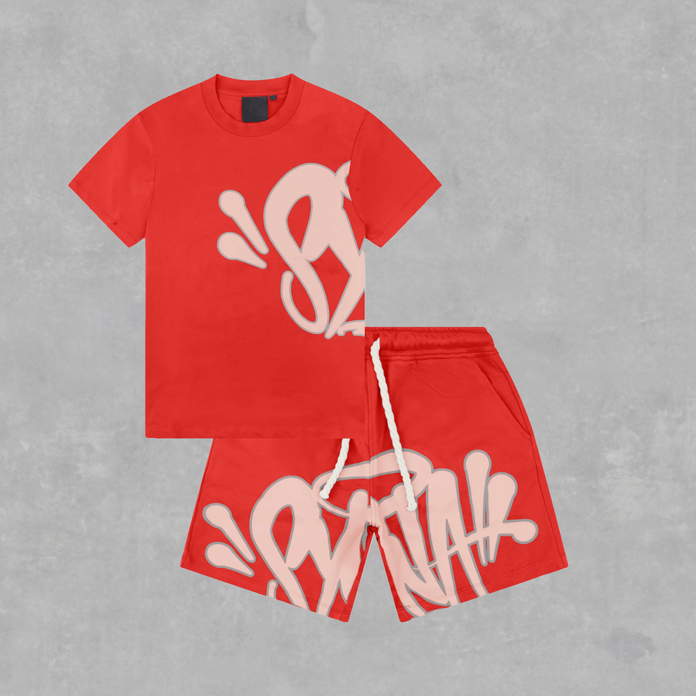 Completo estivo SynaWorld rosso