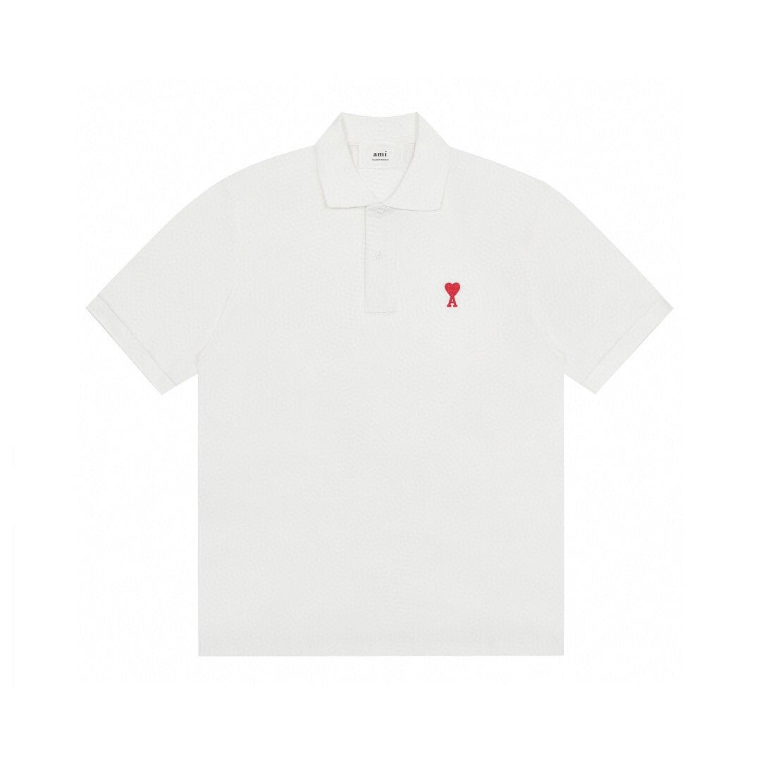Polo Ami Paris bianca