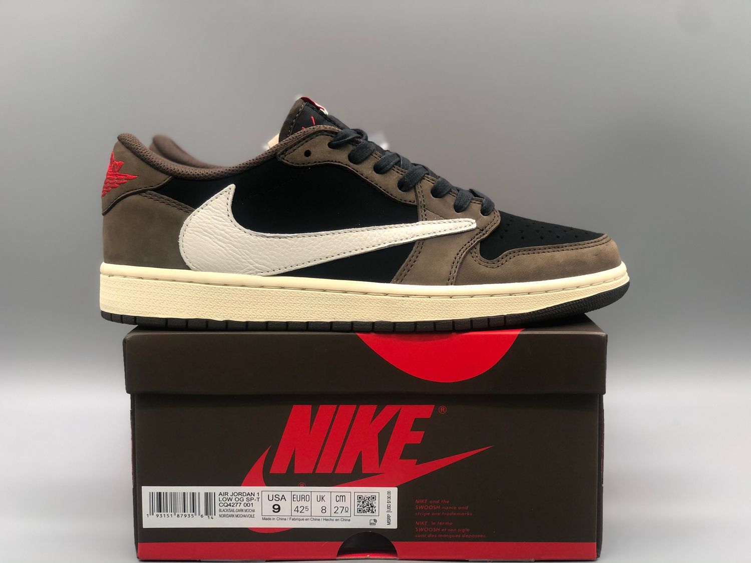 Jordan 1 Retro Low OG SP Travis Scott marrone