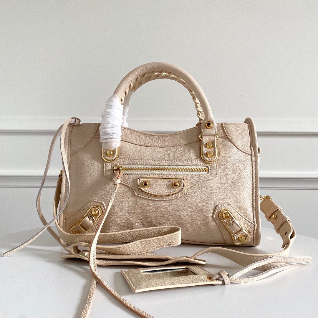 Borsa Balenciaga metallic edge city