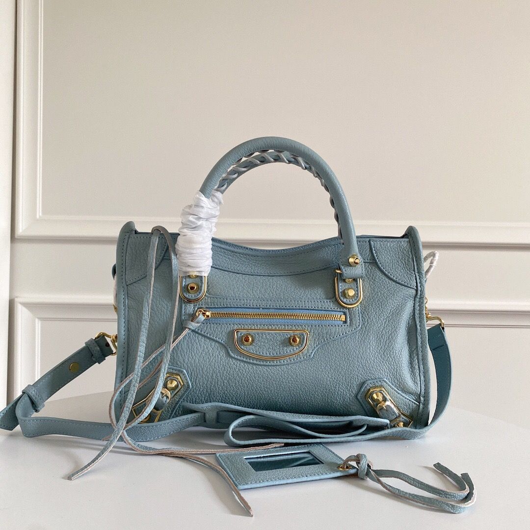 Borsa Balenciaga metallic edge city