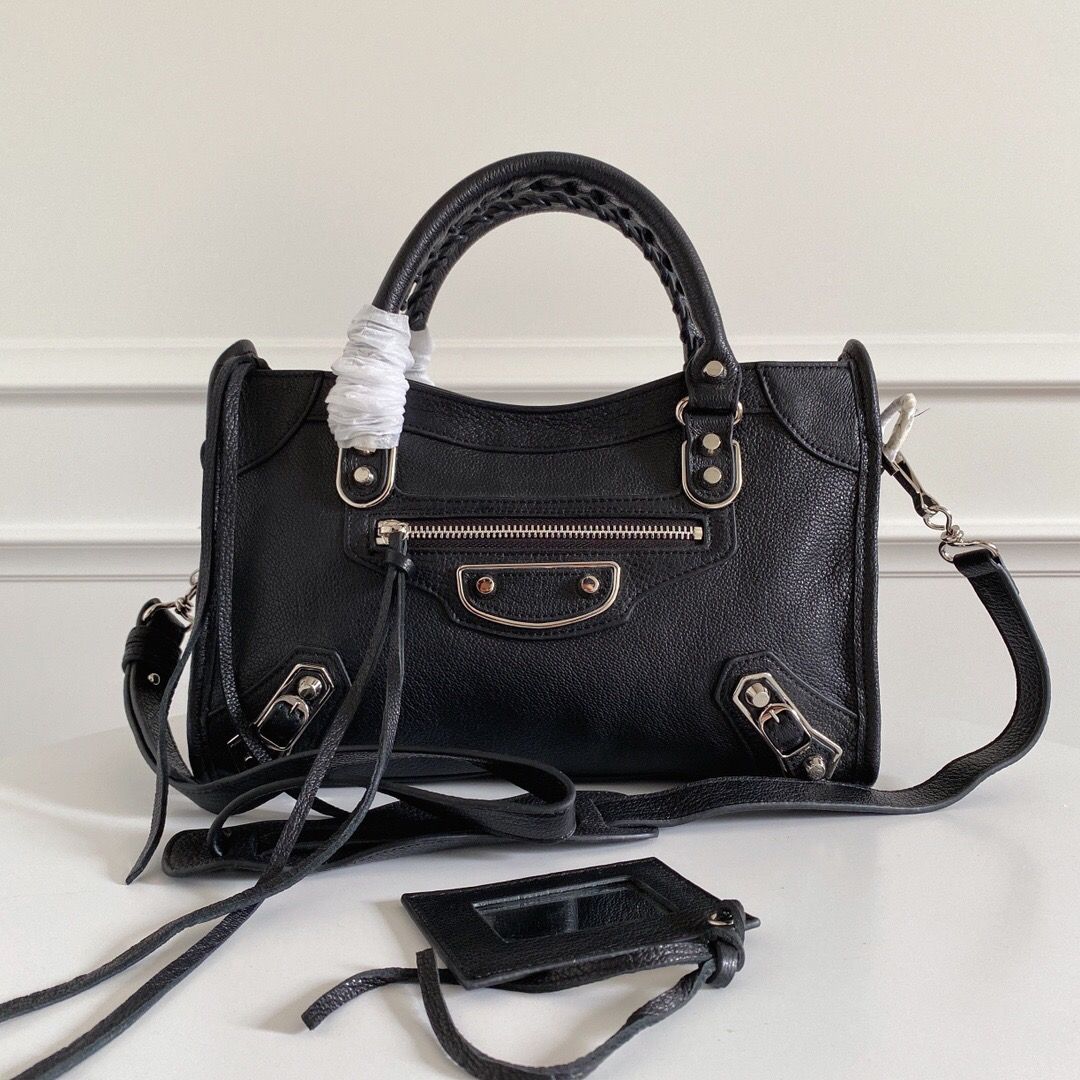 Borsa Balenciaga metallic edge city