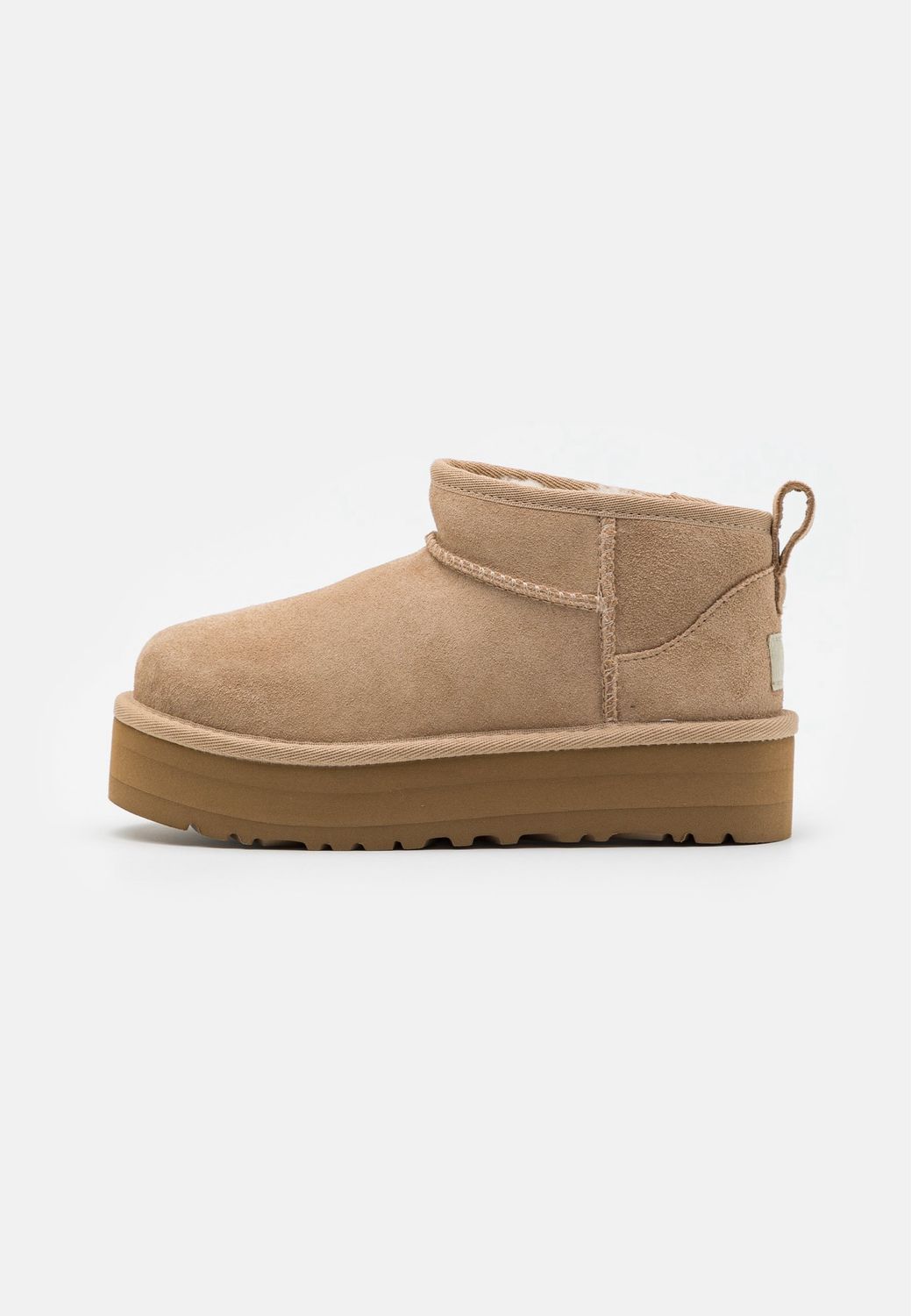 CLASSIC ULTRA MINI PLATFORM UNISEX - Stivaletti - sand