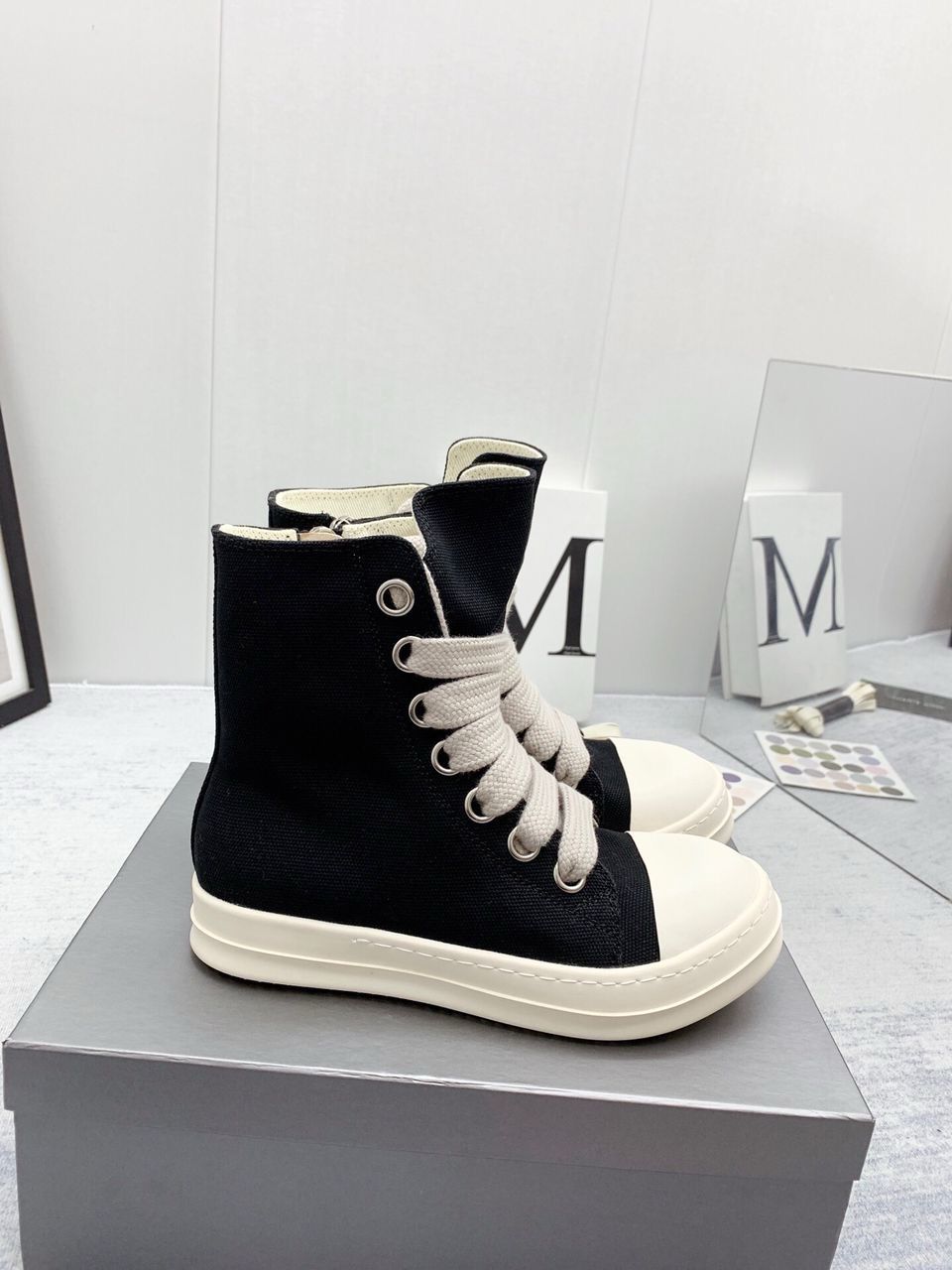 Rick Owens DRKSHDW Jumbo Lace High