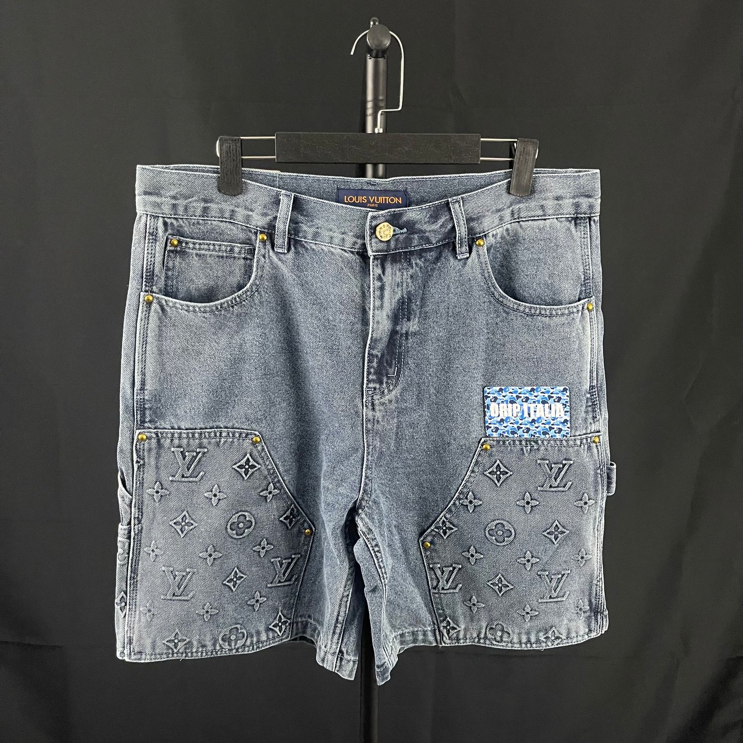 Pantaloncini Louis Vuitton denim