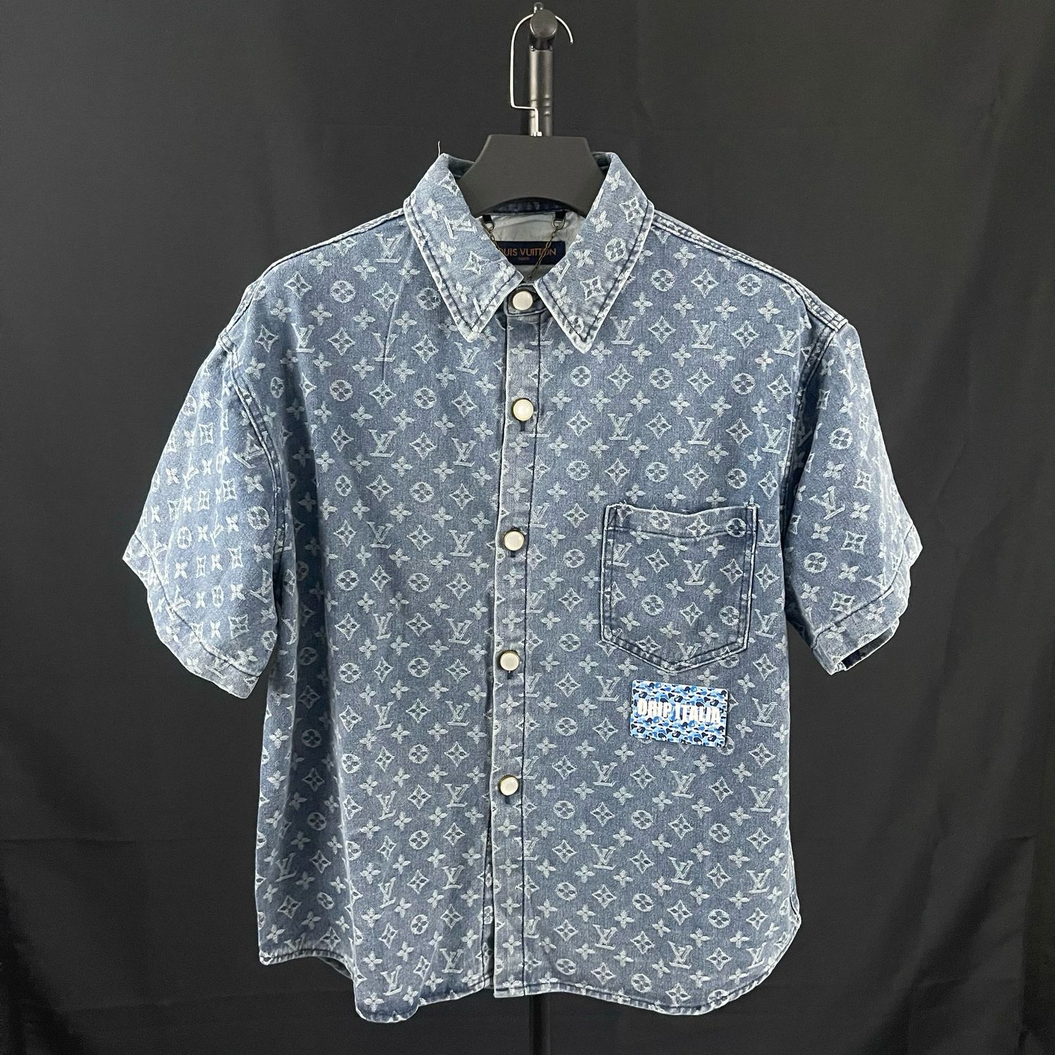 Camicia corta in denim Louis Vuitton