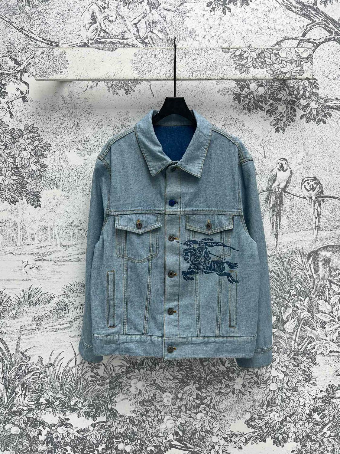 Giacca in denim Burberry
