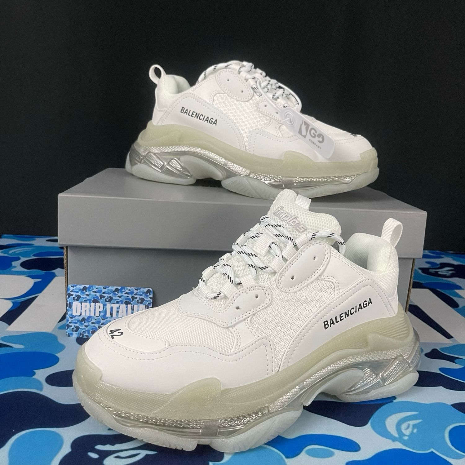 TRIPLE S CLEAR SOLE