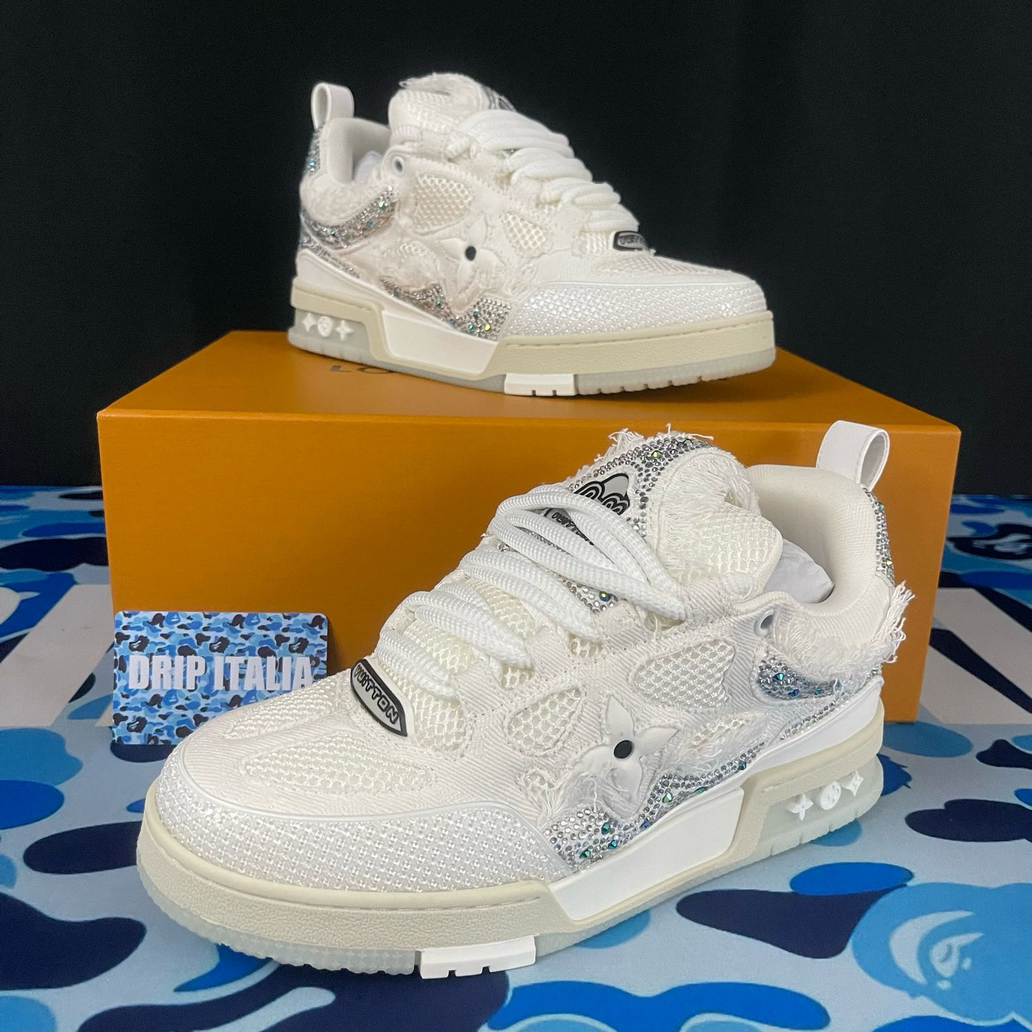 Sneaker Louis Vuitton Skate Swarovski 