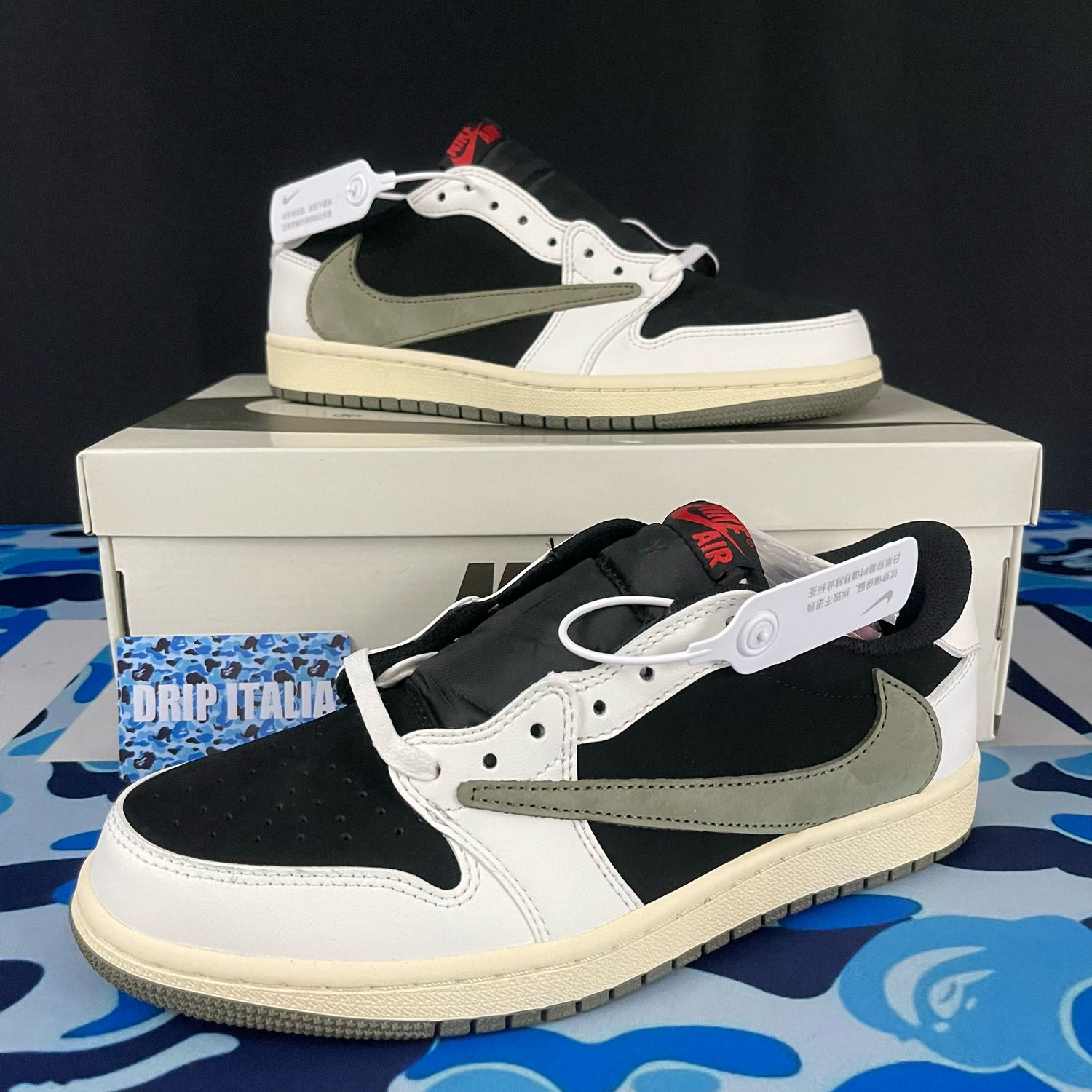 Air Jordan 1 Low OG Olive x Travis Scott