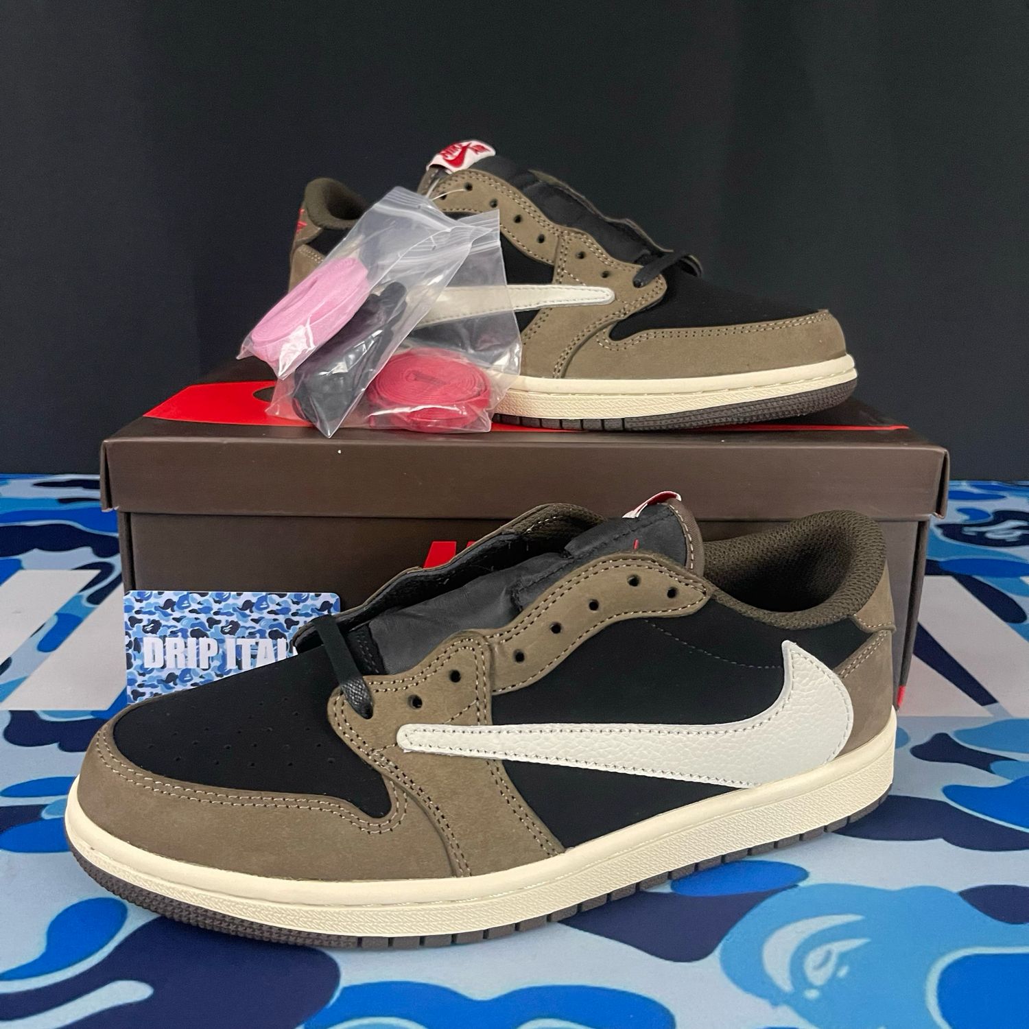 Jordan 1 Retro Low OG SP Travis Scott marrone