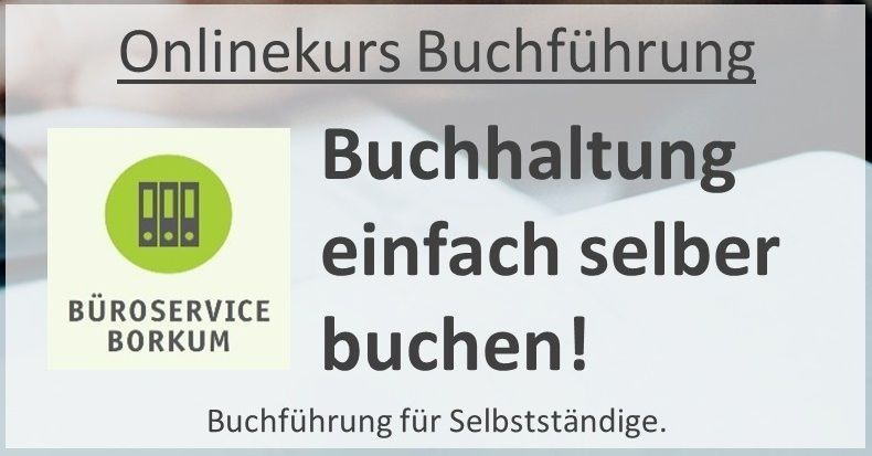 Buchhaltung einfach selber buchen - Kursinhalte