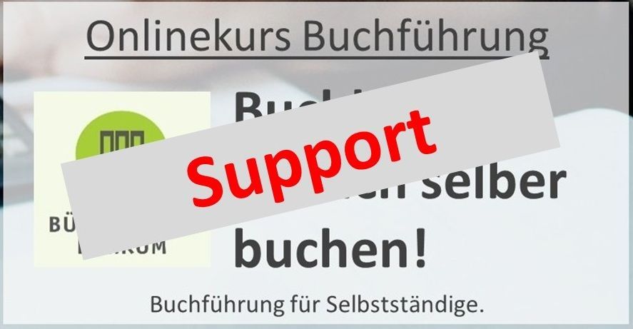 Buchhaltung einfach selber buchen - Support