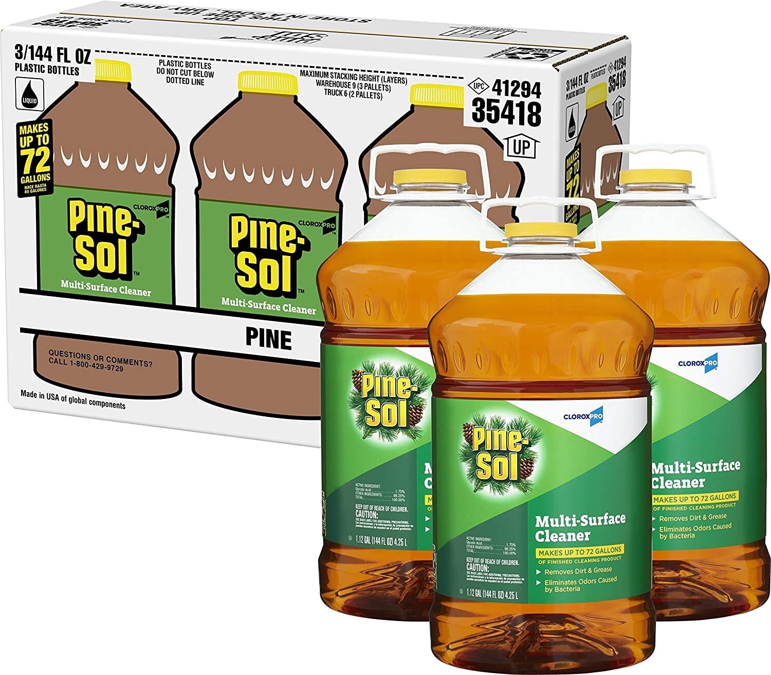 Pine-Sol Multi-Surface Disinfectant, Pine Scent 100oz