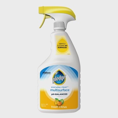 Pledge® Multisurface Cleaner, Trigger, Fresh Citrus Scent, 25 oz