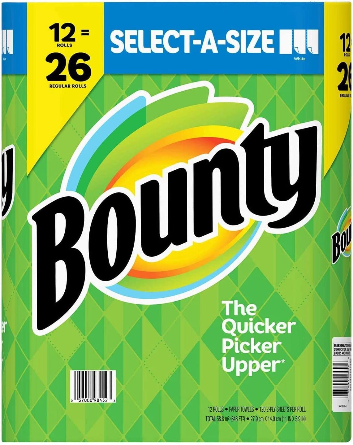 Bounty Paper Towels 1/2 Sheets