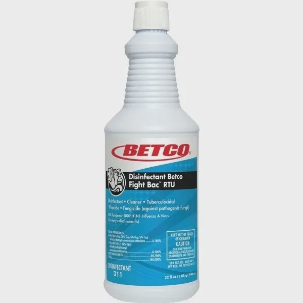Betco Fight-Bac Disinfectant Cleaner, 32 oz