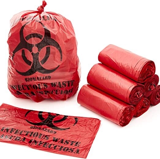 Biohazard Waste Bags 100pk