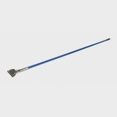60&quot; Clip-On Style Dust Mop Handle- Blue Fiberglass Handle
