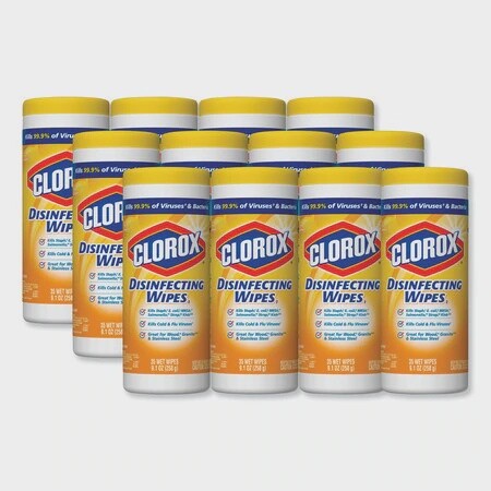 Clorox Disinfecting Wipes 75 Ct, PK6