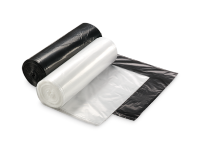 Cordless Roll Can Liners Clear/Case