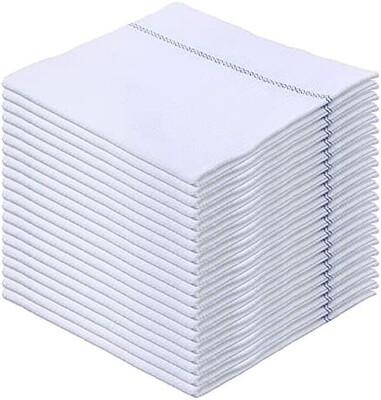 Superio White Squeegee Cloths-Mop Towels