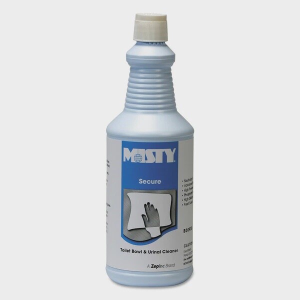 MISTY Secure Hydrochloric Acid Bowl Cleaner, Mint Scent, 32oz Bottle