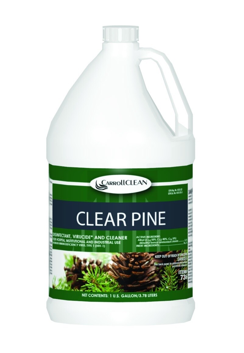 CarrollClean Clear Pine DISINFECTANT, VIRUCIDE &amp; CLEANER