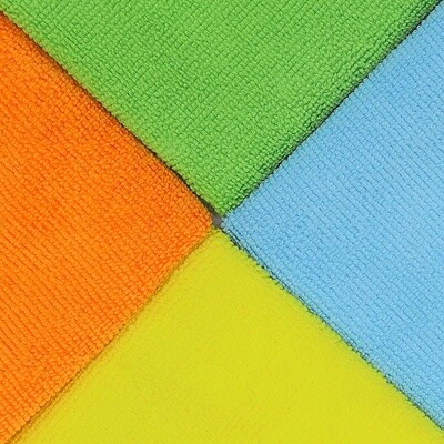 50 Pack - Simple Houseware Microfiber Cleaning Cloth