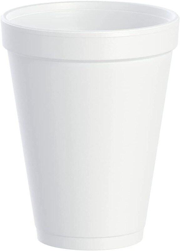 Dart foam cups hot or cold beverages 12oz