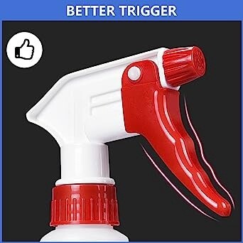 Spray Trigger Mist &amp; Stream Heavy Duty Mister Head Part w/ 10.2 Inch Tube