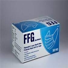 FFG Disposable 3-Layer Face Mask 50PCS