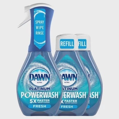 Dawn Platinum Power Wash Spray With Refills