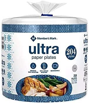 Member's Mark Ultra 10" Dinner Paper Plates