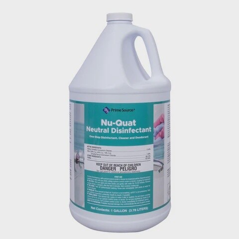 Prime Source Nu-Quat Neutral Cleaner Disinfectant 1 Gallon