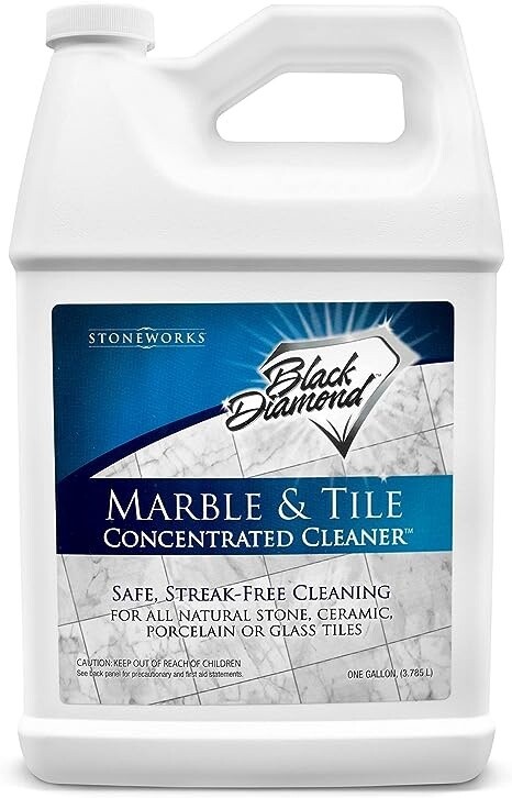 Black Diamond Stoneworks MARBLE FLOOR CLEANER.  No-rinse Concentrate.(1-Gallon)