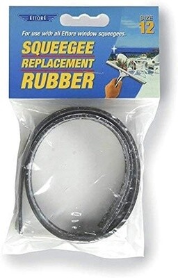 Ettore Replacement Squeegee Rubber, 12-Inch