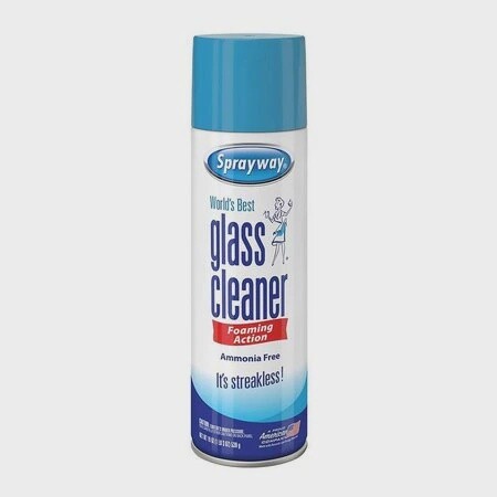 Sprayway Glass Cleaner with Foaming Spray for a Streak-Free Shine
