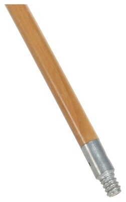 Magnolia Brush M-60 Hardwood Metal Threaded Handle with Clear Lacquered Finish, 15/16" Diameter x 5' Length