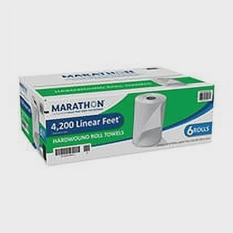 Marathon Hardwound Roll Paper Towels, White
