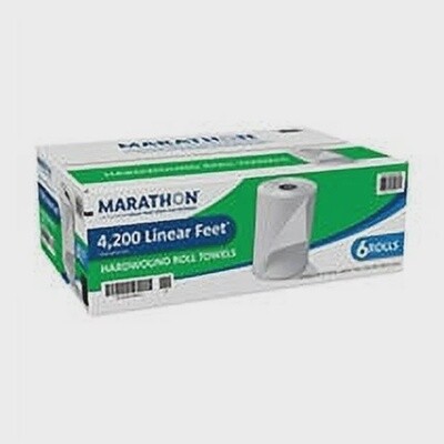 Marathon Hardwound Roll Paper Towels, White