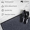 Sierra Concepts Front Door Mat X-Large Welcome Floor Mats - Entryway Indoor Outdoor Entrance Doormat, Patio, Porch, Muddy Dog Shoe, Inside Outside Low Profile 48x36in