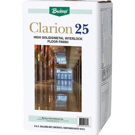 Buckeye® Clarion® 25 Microban® Antimicrobial Floor Finish - 5 Gal. Action Pac