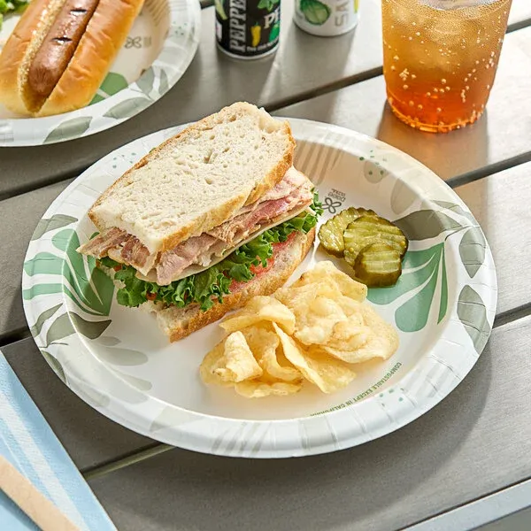 Dixie Ultra Pathways 10 1/16" Heavy Weight Paper Plate