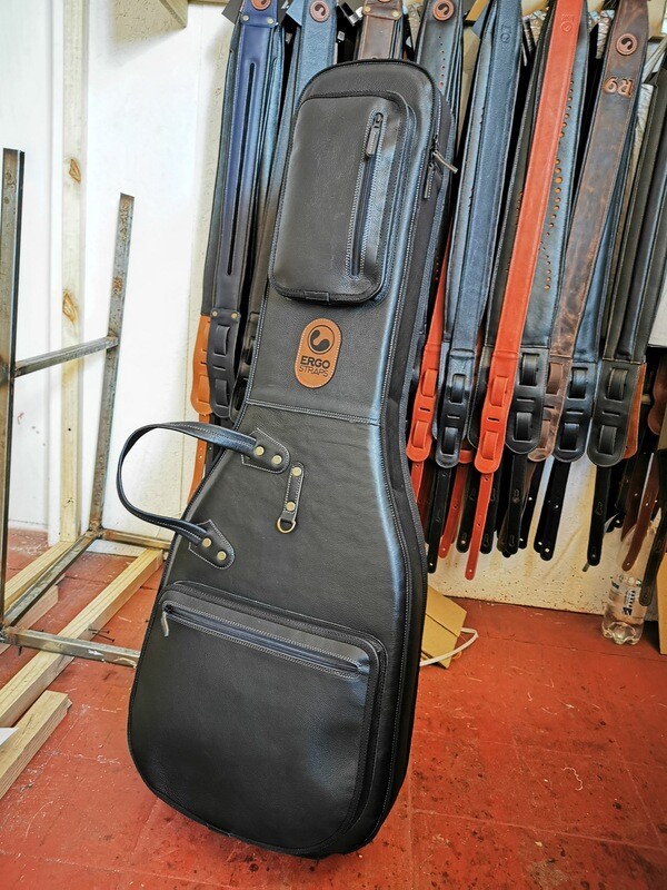 Leather Guitar Gigbag Black