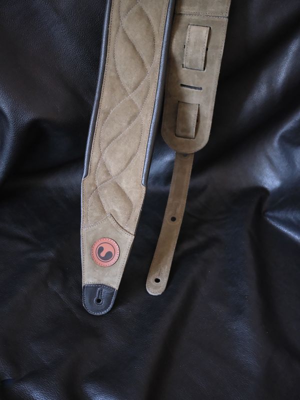 Wave Green Suede  (Padded, Genuine Leather)