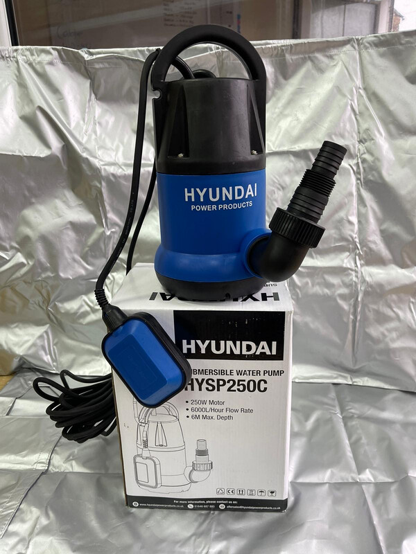 HYUNDAI HYSP250C 250W ELECTRIC CLEAN WATER SUBMERSIBLE PUMP