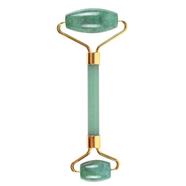 Crystal Face Roller in Green Aventurine crystal