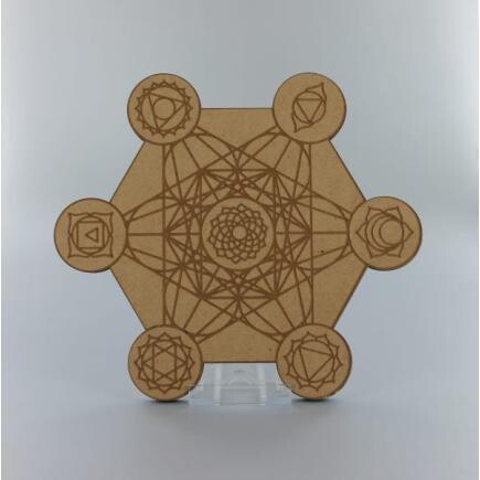 Crystal grid charging plate